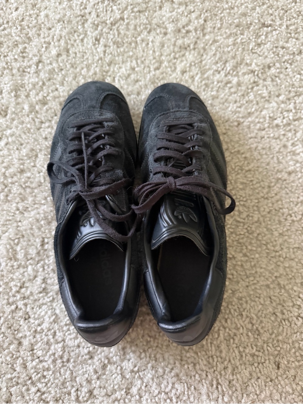 adidas Men’s Gazelle Suede Sneakers - Black - Picture 2 of 6